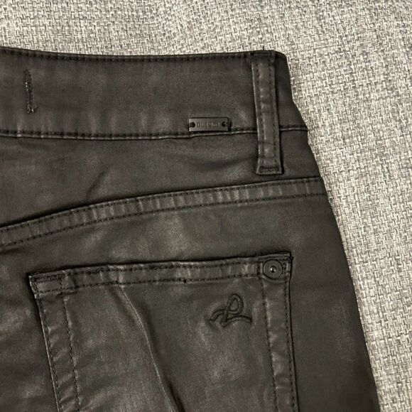 DL1961 No. 1 Trimtone Skinny Jeans Chasm Wash Black Size 26 Jessica Alba JA x DL - Picture 8 of 10